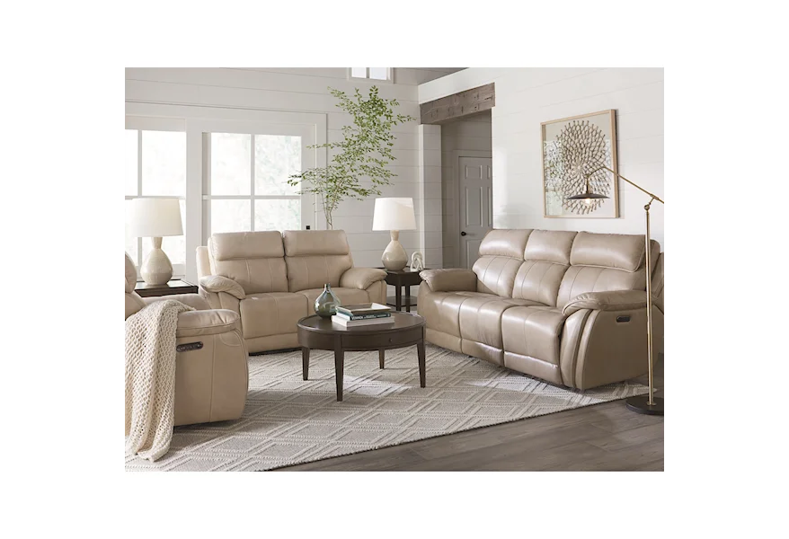 Club Level - Levitate Reclining Living Room Group by Bassett at Esprit Decor Home Furnishings